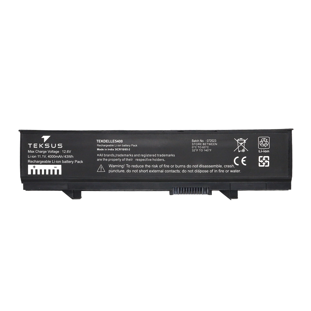 Teksus Laptop Battery Compatible For Dell E5400 6C view 2